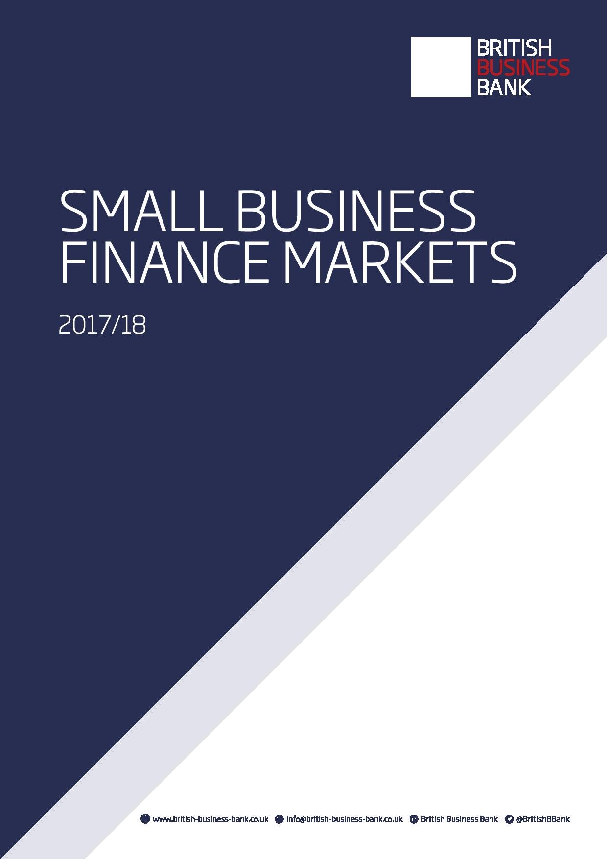 Small Business Finance Markets 2017/18 Report Front Cover