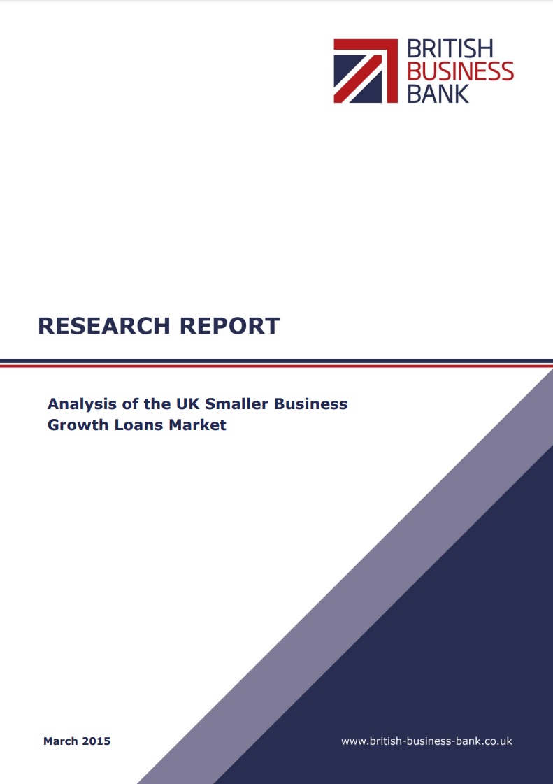 Analysis of the UK smaller business growth loans market report front cover