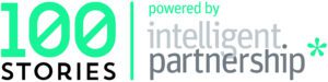 Logo - 100 stories powered by Intelligent Partnership