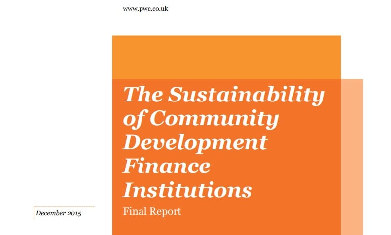Front cover of Sustainability of community development dec 2015