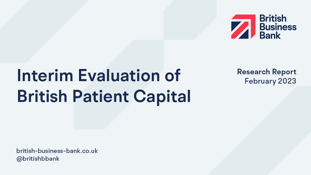 British Patient Capital Interim Evaluation report