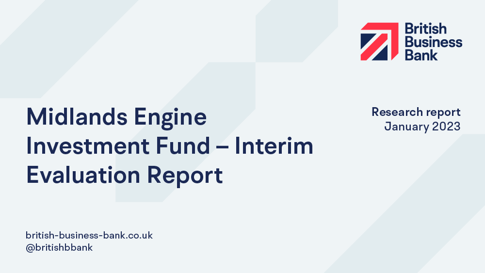 Midlands Engine Investment Fund Interim Evaluation Report 2023
