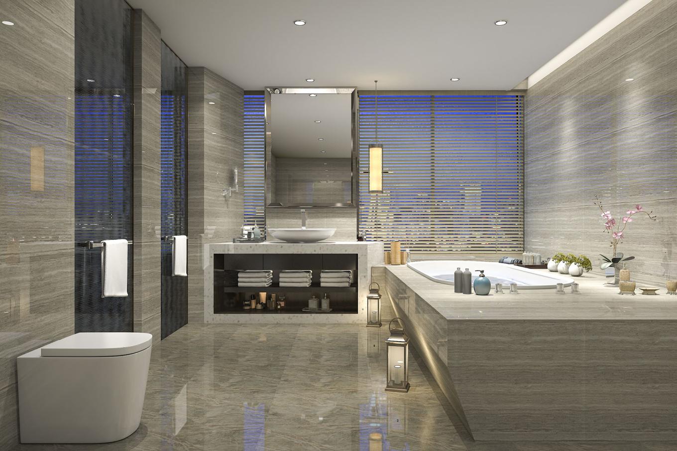 high end bathroom suite