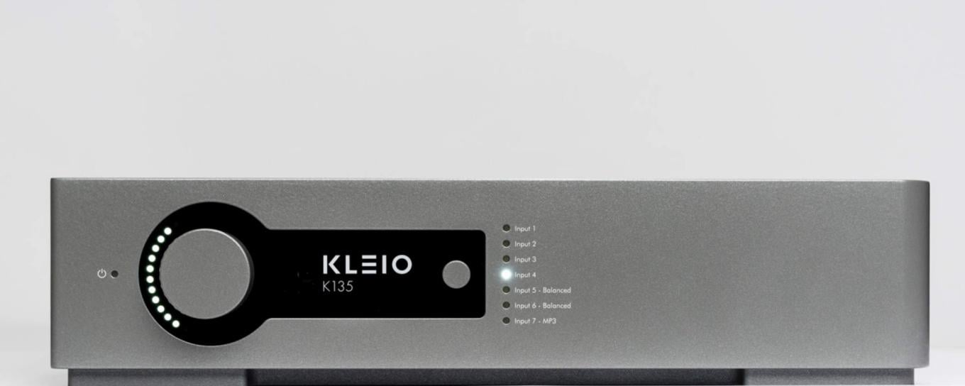 A close up of Kleio music amplifying device