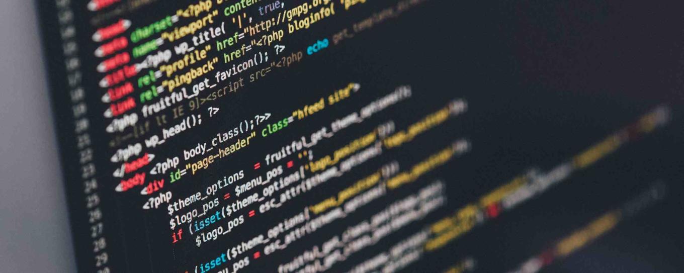 A close up of coding on a computer screen