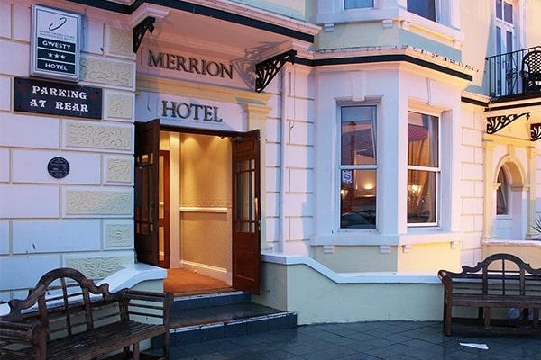 The entrance to the Merrion Hotel