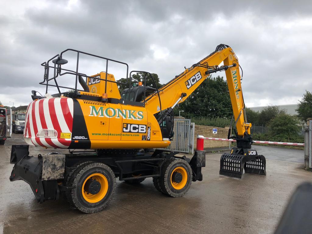 One of Monks Contractors' new JCB wheeled material handlers