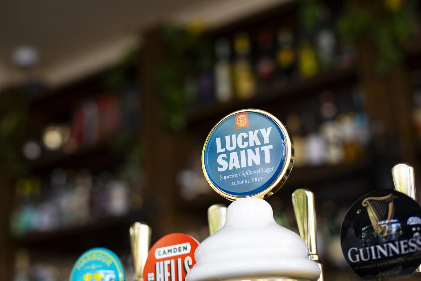 lucky saint alcohol free brand 