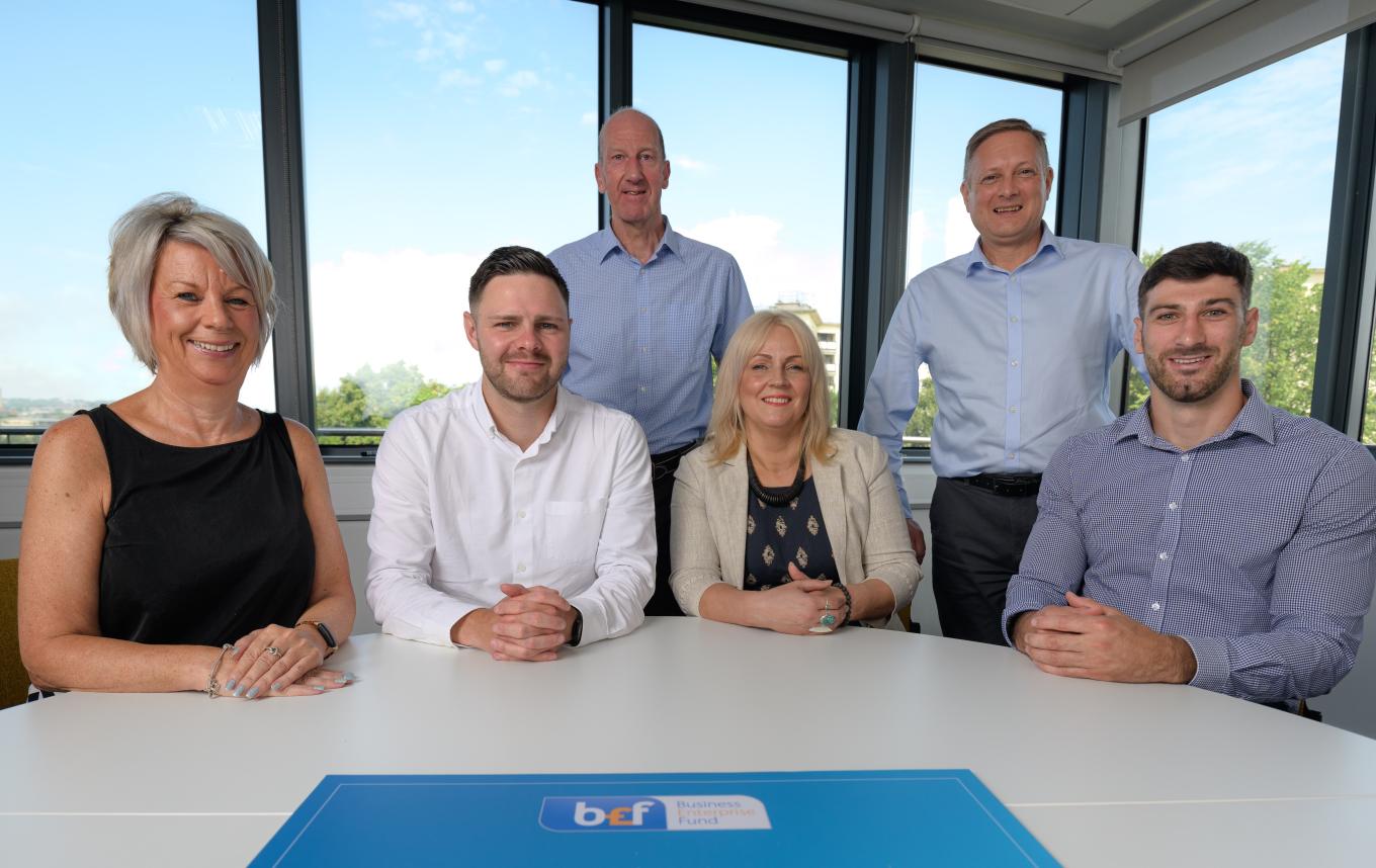 Portrait of the team from BEF Smaller Loans