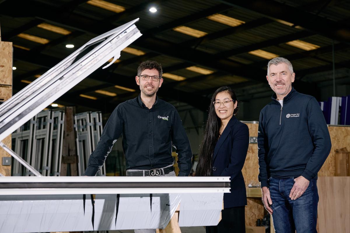 The team at Crucial Engineering, l-r Paul Van Heeswyk, My-Ha Hoang, David Wright