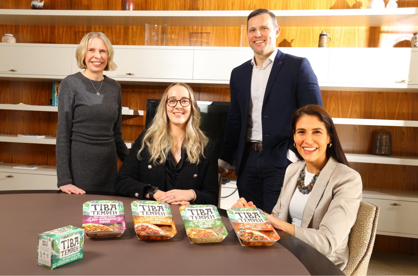 Portrait of the team from Tiba Tempeh