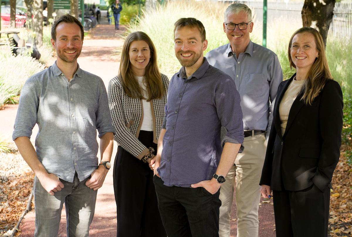 The team from Forge Genetics (L-R) Chris Humphreys, Hannah Tapsell, Craig Woods, Paul Edwards and Lisa Thomas