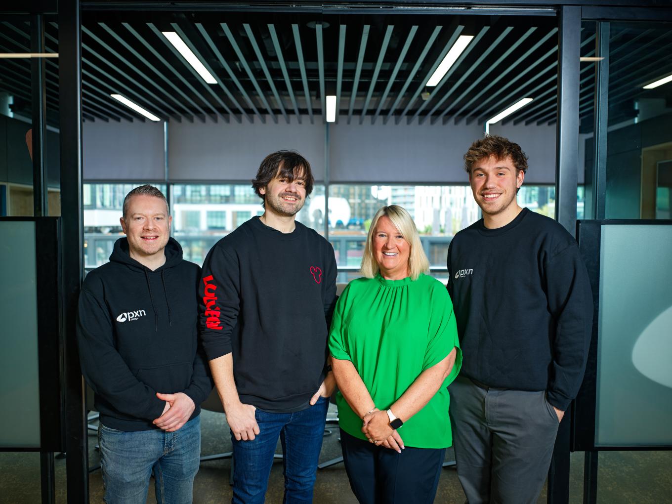 Peter Carway, Investment Director at PXN Ventures; David Mannheim CEO and founder of Made With Intent; Sue Barnard, British Business Bank and Harry Manley, Investment Associate at PXN Ventures
