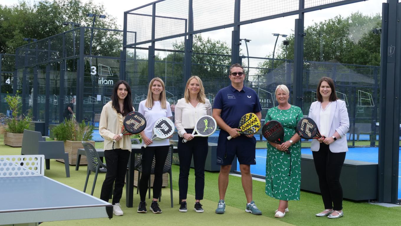 A portrait of the team from Padel