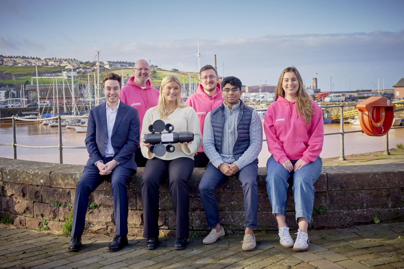 Portrait image of the team from Scrub Marine